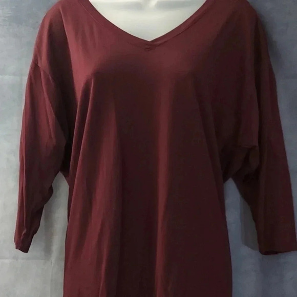 Gap | Top | 3/4 Sleeve | Size M | Dark Purple - Picture 1 of 8